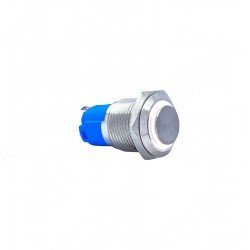 E24 16MM METAL BUTON KALICILI 12-24V BEYAZ LED 1NO/1NC