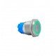 E58 19MM METAL BUTON YAYLI 12-24V YEŞİL LED 1NO/1NC