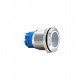 E59 19MM METAL BUTON YAYLI 12-24V BEYAZ LED 1NO/1NC
