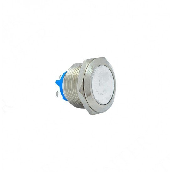 E89 22MM METAL BUTON YAYLI DÜZ KAFA 1NO