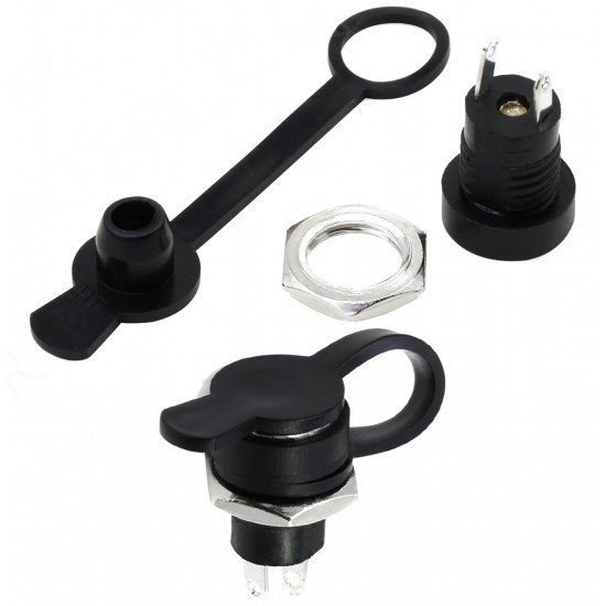 DC Jak 2.1mm Korumalı Ø8mm