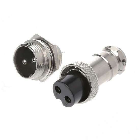 16mm Mayk Fiş Şase Erkek - Seyyar Dişi