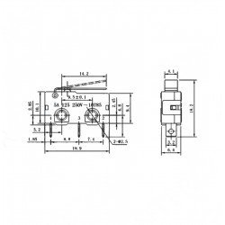 Micro Switch Lehim Bacak Paletli