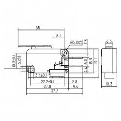 Micro Switch Orta Palet 3A