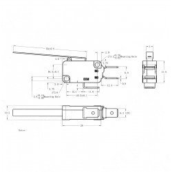 Micro Switch Uzun Palet 16A