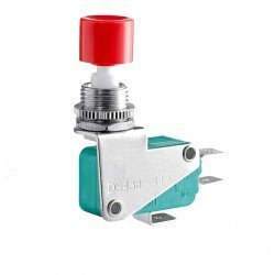 Micro Switch Kırmızı Butonlu Ø12mm