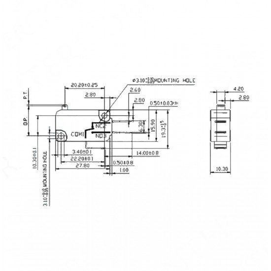 Mikro Switch Hassas 15gf