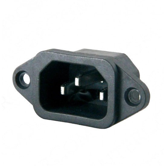 C14 Power Soket Erkek Kulaklı AS-05
