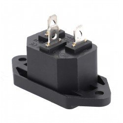 C14 Power Soket Erkek Kulaklı - UL Sertifikalı