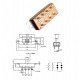 Slide Switch 0-1-2 8P Metal