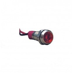 D6S 6MM METAL KABLOLU SİNYAL LAMBASI 12-24V