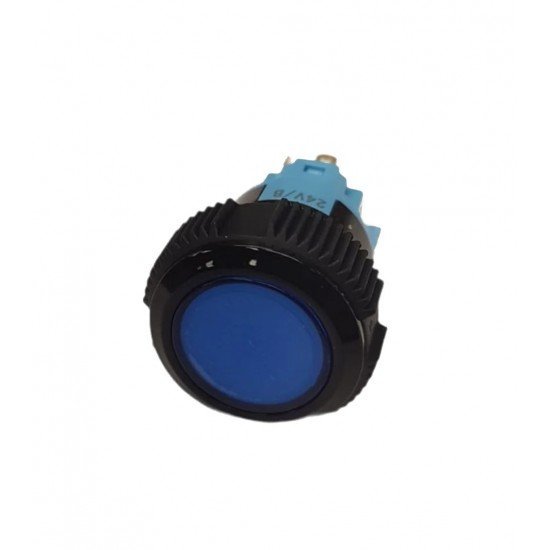 19mm Plastik LED'li Yaylı Buton Renkli kapak