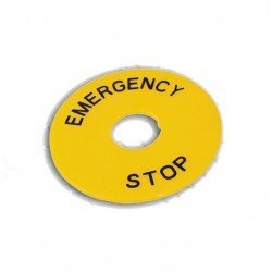 S10 Acil Stop Buton Etiketi 16mm ve 22mm için S10 Acil Stop Buton Etiketi 16mm ve 22mm için