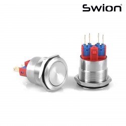 D89-1 | 22MM METAL YAYLI BUTON IŞIKSIZ 1NO/1NC
