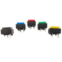 12X12 BUTON PLASTİK YAYLI PBS18
