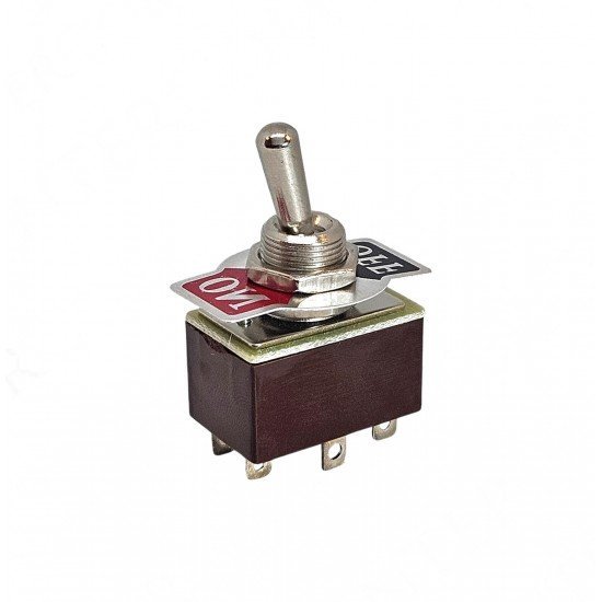 Toggle Switch 6P ON-OFF Ø12mm KN3C-202P