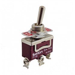 SWION Toggle Switch 15AMP 3P ON-OFF Ø12mm XT12-B