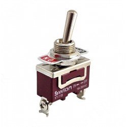 SWION Toggle Switch 15AMP 2P ON-OFF Ø12mm XT11-B