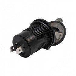 Pano Tip Voltmetreli 2'li Usb 3.0 + Type-C Butonlu