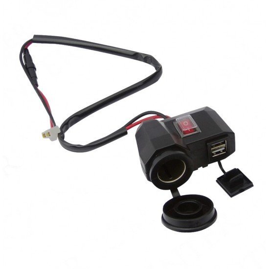 MOTORSİKLET USB ŞARJ SETİ ANAHTARLI