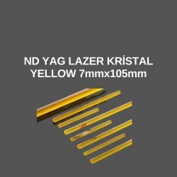 ND YAG LAZER KRİSTAL YELLOW 7mmx105mm ND YAG LAZER KRİSTAL YELLOW 7mmx105mm