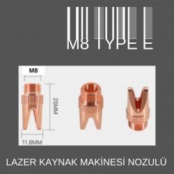 M8 TAYP E LAZER KAYNAK NOZÜL