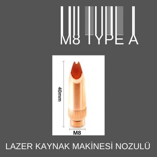 M8 TAYP A LAZER KAYNAK NOZÜL M8 TAYP A LAZER KAYNAK NOZÜL