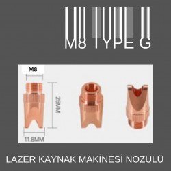 M8 TAYP G LAZER KAYNAK NOZÜL