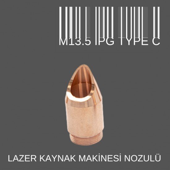 M13.5 TAYP C IPG LAZER KAYNAK NOZÜL M13.5 TAYP C IPG LAZER KAYNAK NOZÜL